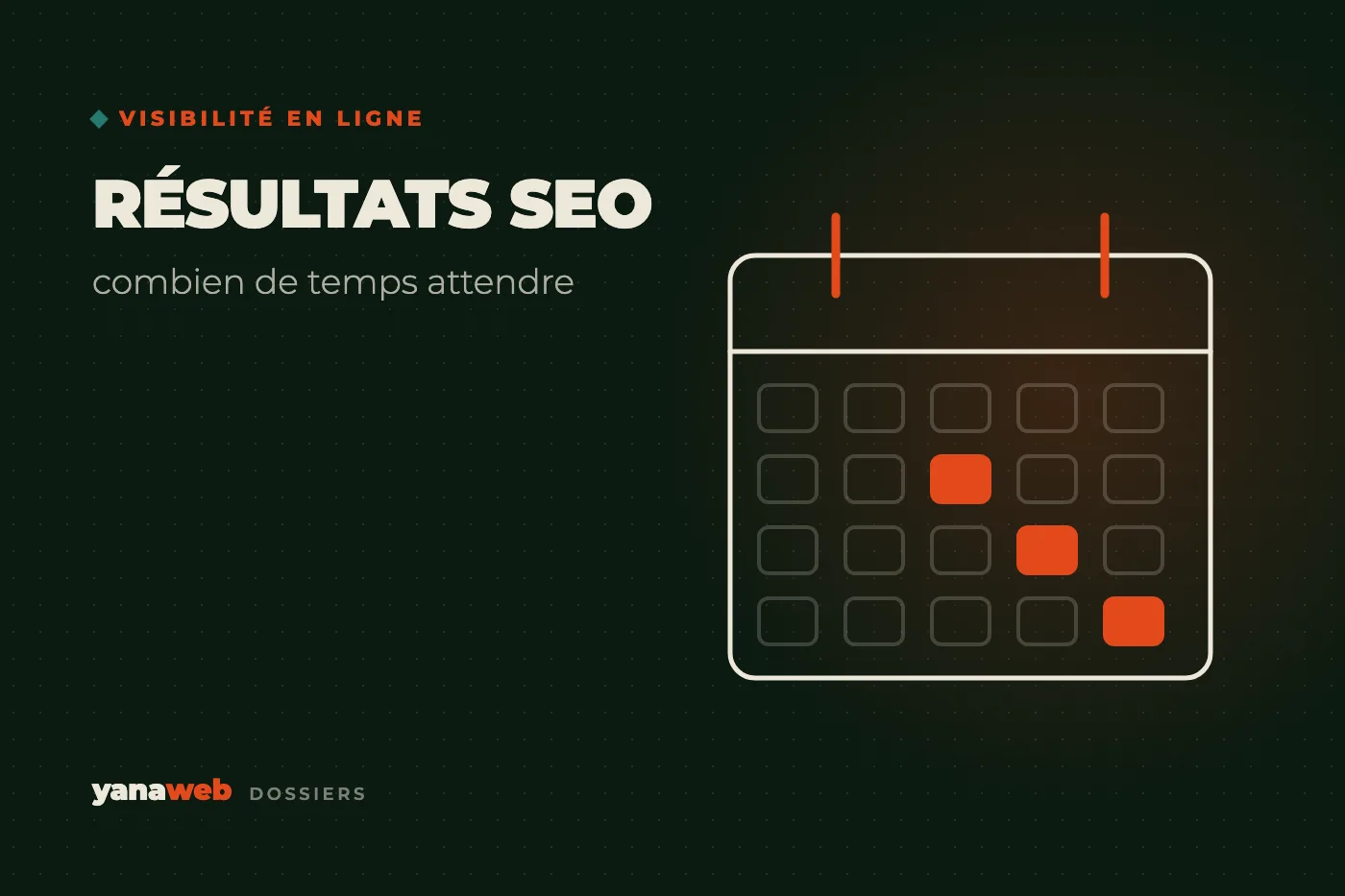 Un calendrier dont quelques cases sont cochées
